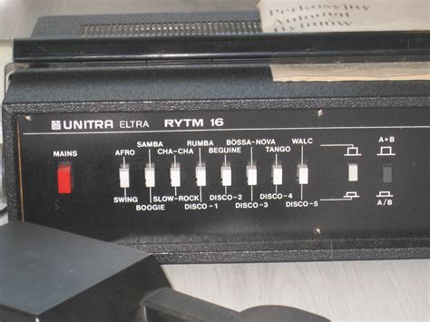 Infrequent Sound Sex Tex Technology Unitra Eltra Rytm Automat