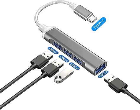 Usb Type C Hub Adapter Type C Splitter Adapter Otg Dockingstation