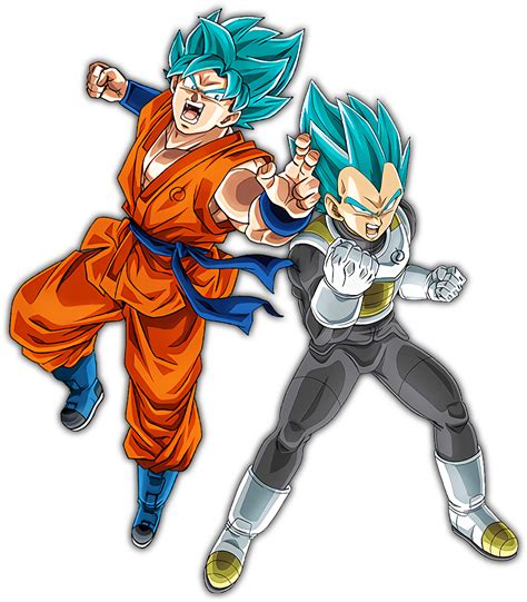 Ssb Goku And Vegeta 1009x1153 Png Download