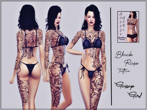 The Sims Resource Blackrosetattoo Gossipgirl