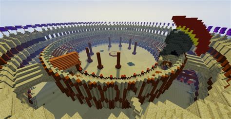 Colosseum Style Arena Minecraft Map