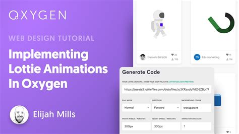 Implementing Lottie Animations In WordPress With Oxygen YouTube