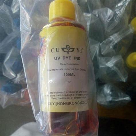 Canon UV Dye Ink 100ml Cmyk Cuyi Brand For Inkjet Printer Shopee