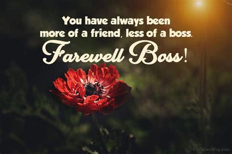 Farewell Card Message For Boss | Cards Invitation