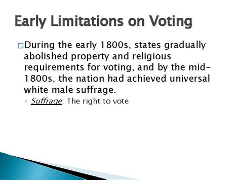 Chapter 17 Elections And Voting Chapter 17 Section