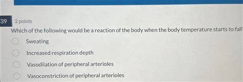 Solved Pointswhich Of The Following Would Be A Reaction Chegg