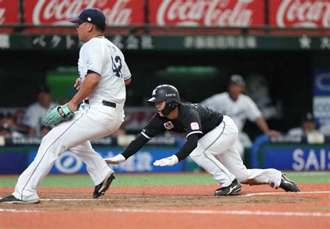 ロッテ 延長12回に代走・友杉の“神走塁”で逆転勝ち 0―1の9回2死から安田が千金同点打― スポニチ Sponichi Annex 野球