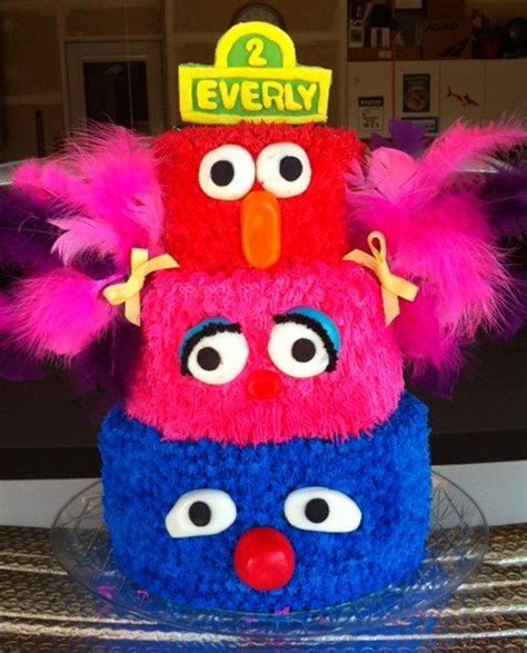 Elmo Abby Cadabby And Grover Cake By Deb S Cuddle Cakes Sesame