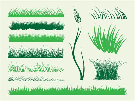 Stems Of Grass Vector Vector Art And Graphics