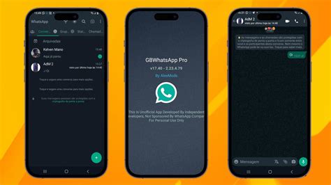 Chegou Novo Whatsapp Gb Pro V Super Atualizado Antiban