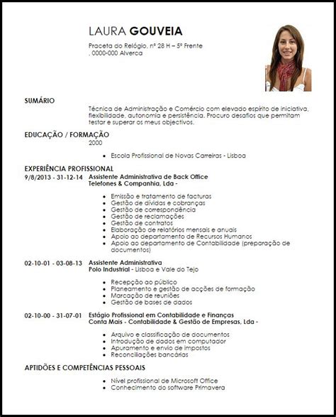 Modelo Curriculum Vitae Assistente Administrativa De Loja Livecareer