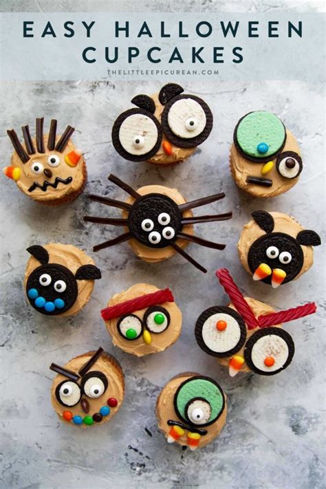 Easy Halloween Cupcakes The Little Epicurean