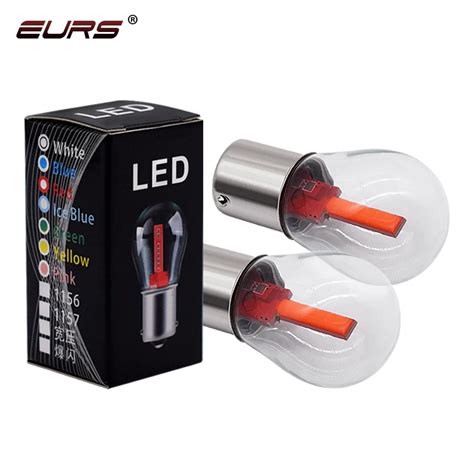 Eurs Pcs Led Bulb P W Ba S Cob Led Filament Chip Car Led Light