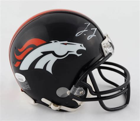 Jerry Jeudy Signed Broncos Mini Helmet (JSA COA) | Pristine Auction