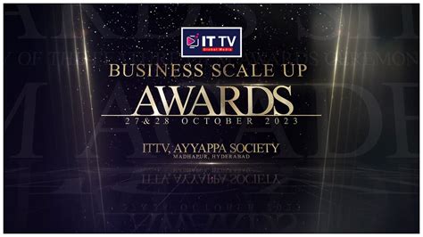 ITTV Business Scaleup Awards Award Show 2023 Ittv Awards 2023