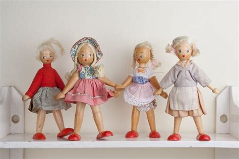 vintage wooden dolls | Wooden dolls, Fairy dolls, Vintage dolls