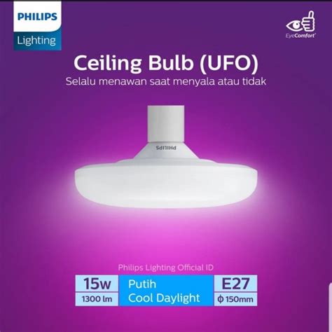 Jual Lampu Led Ufo Philips Mycare W Watt E Cahaya Nyaman Di Mata