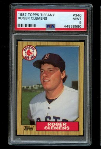 Topps Tiffany Roger Clemens Boston Red Sox Psa Mint Ebay