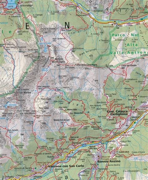 Monte Rosa Mapa Turystyczna SkŁadana