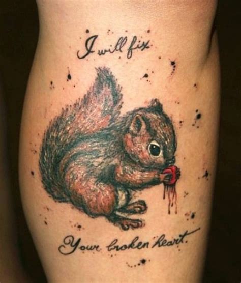 Best Squirrel Tattoos Images On Pinterest