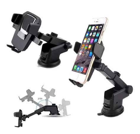 Holder Soporte Celular Smartphone Brazo Extendible Auto Univ Cuotas