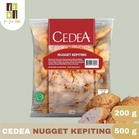 Jual Cedea Nugget Kepiting Crab Flavoured Nugget 200g 500g Shopee