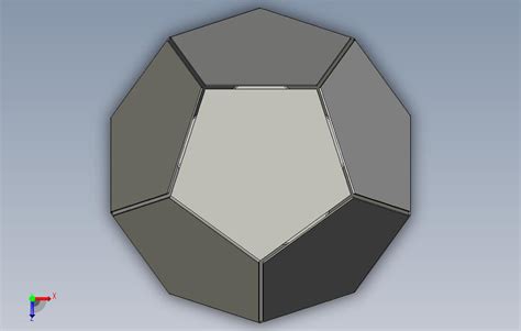 正十二面体 Step 模型图纸免费下载 懒石网