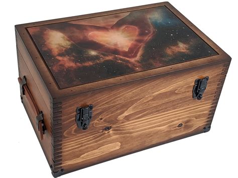 Love To The Stars Keepsake Box Relic Wood