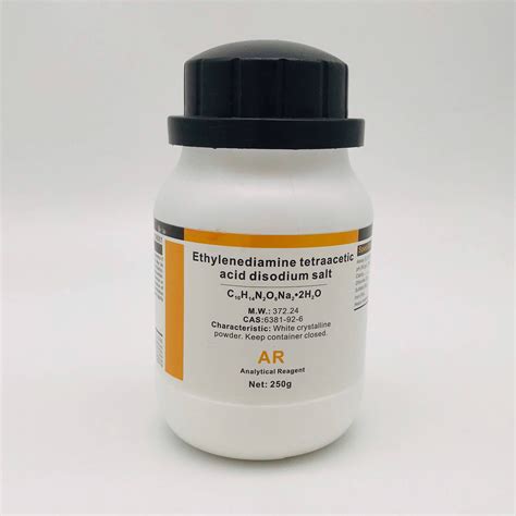 Ethylenediamine Tetraacetic Acid Disodium Salt Na2edta Ar Chai 250g Xilong Cas 6381 92 6