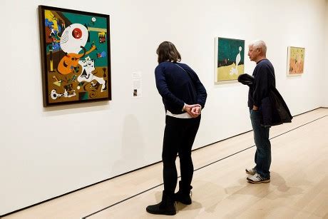 Joan Miro Exhibit At MoMA In New York USA 20 Feb 2019 Stock Pictures