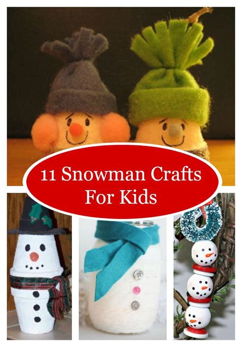 11 Snowman Crafts For Kids | AllFreeChristmasCrafts.com