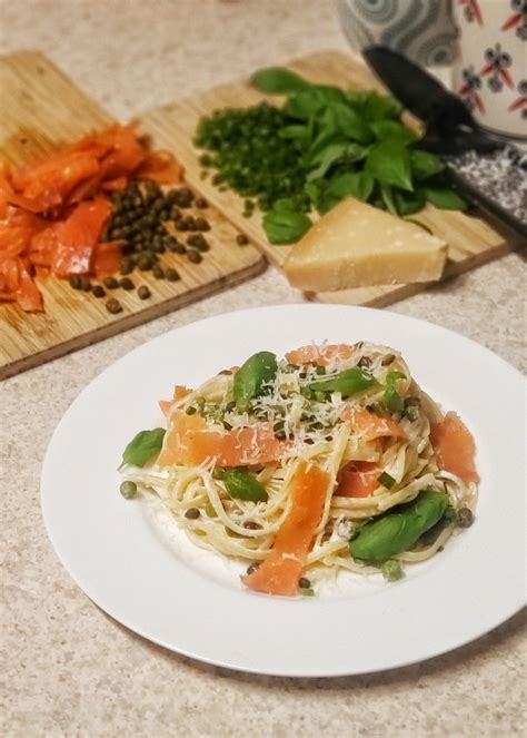 [i Made] Smoked Salmon Linguine R Tonightsdinner