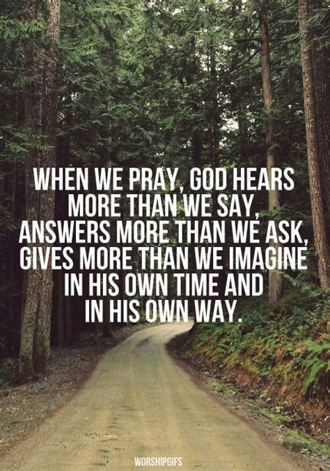 God Hears Our Prayers