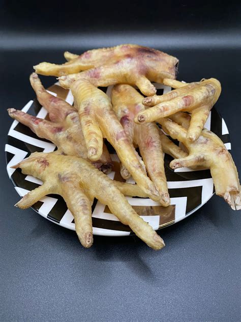 Dehydrated Chicken Feet Dog Treats Nails Off | Etsy