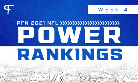 Nfl Power Rankings Week 4 Rams Dominate Chiefs Falter And Raiders