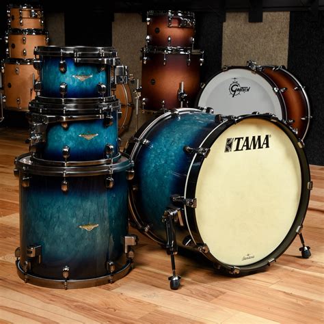 Tama Starclassic Maple 10121622 4pc Drum Kit Molten Electric Blue