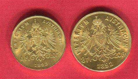 Ungarn Sterreich Und Florin Goldm Nzen Franz Joseph I Mit