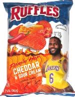 Ruffles Flamin Hot Cheddar Sour Cream By LeBron James