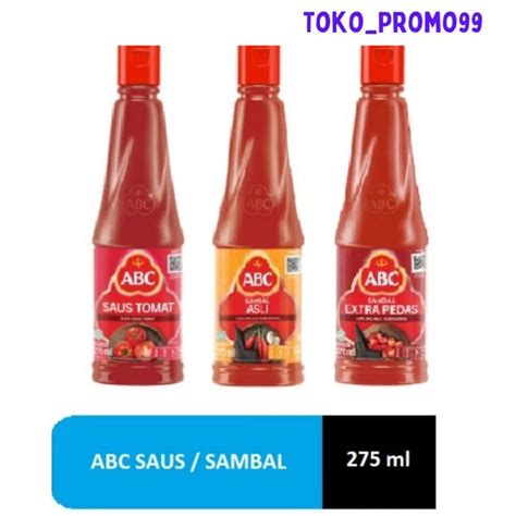 Jual Saos Sambal Abc Ml Sambal Asli Dan Sambal Extra Pedas