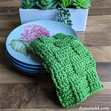 Ravelry Basketweave Crochet Dishcloth Pattern By Dana Nield