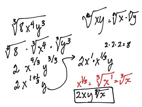 Simplifying Radical Expressions Math Algebra Simplifying