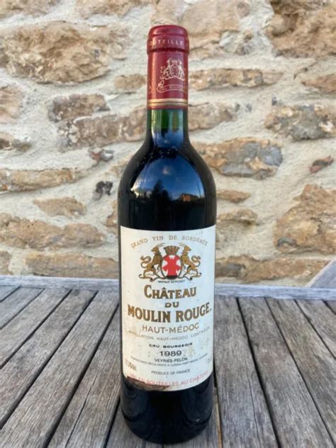 CHÂTEAU DU MOULIN Rouge 1989 Cru Bourgeois noté 18 20 EUR 15 00