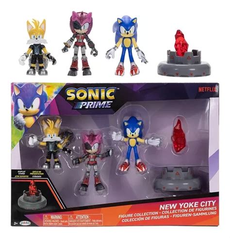 Set De Figuras Sonic Prime Articuladas Colección De Figuras Envío gratis