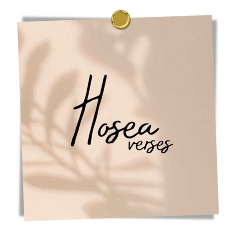 30 Best Bible Verses From Hosea - EQUATIONOFHOPE