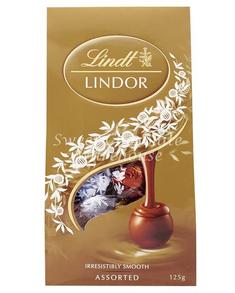 Lindt Lindor Assorted Sharing Bag 125g Sweet Chocolate Warehouse