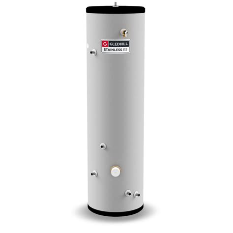 Gledhill Stainless Es Unvented Indirect 90l Hot Water Cylinder Sesinpin090