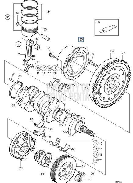 Volvo Penta Flexible Coupling 3851964