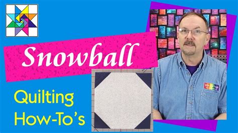 Snowball Quilt Blocks 101 Youtube