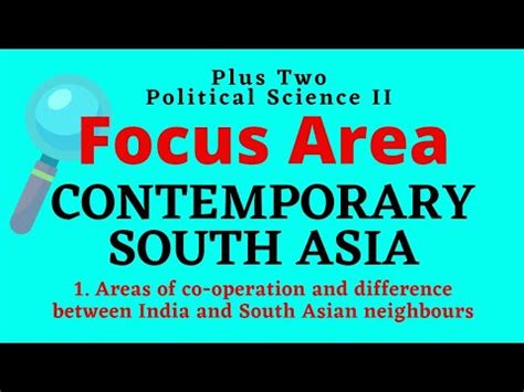 Plus Two Political Science Focus Area Contemporary South Asia Anushak