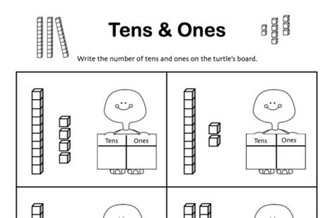 Tens & Ones Graphic by Lory's Kindergarten Resources! · Creative Fabrica